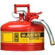 JUSTRITE Justrite® Type II Safety Can - 2-1/2 Gallon with 1" Hose, 7225130 7225130